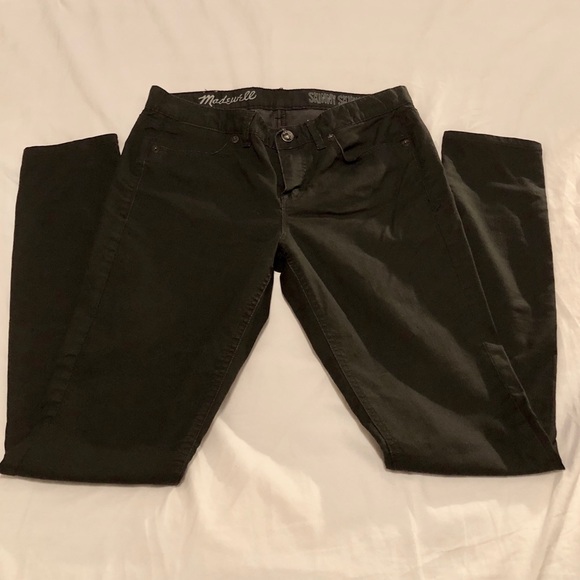 New MADEWELL black thin Skinny Skinny pants 28 32 - Picture 1 of 5